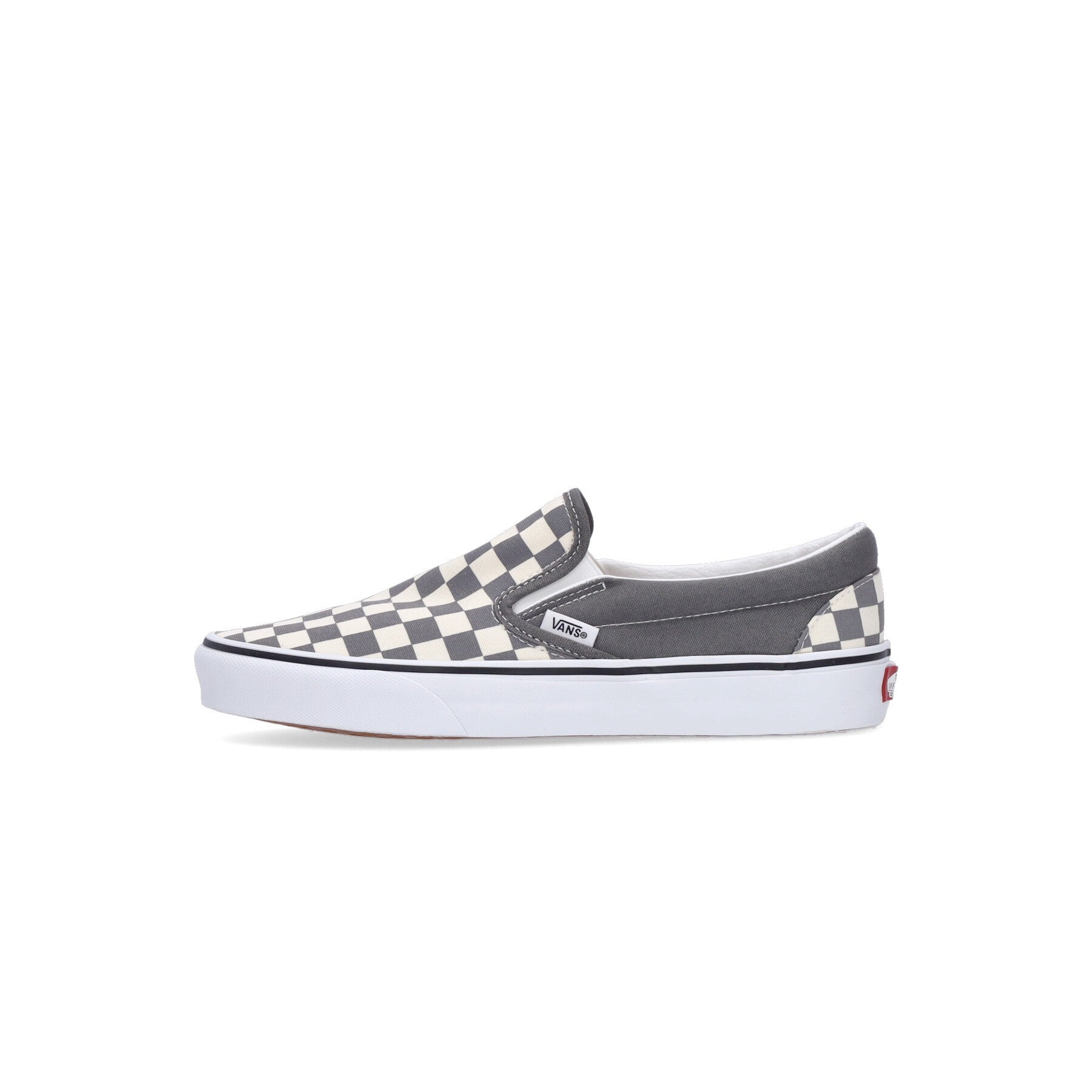 Vans, Scarpa Bassa Uomo Classic Slip-on (checkerboard), Pewter/true White