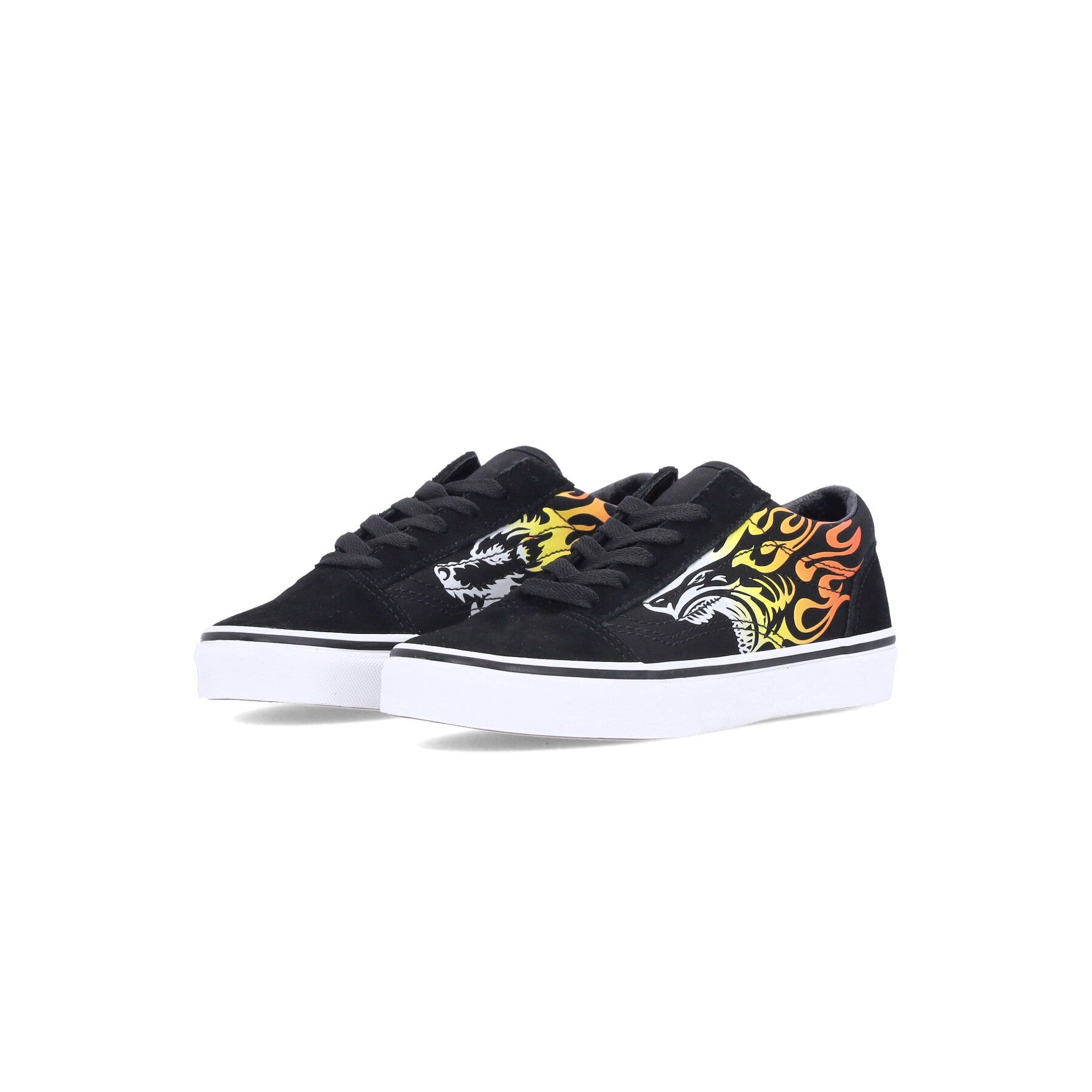 Vans, Scarpa Bassa Ragazzo Old Skool (ferocious Flame), 