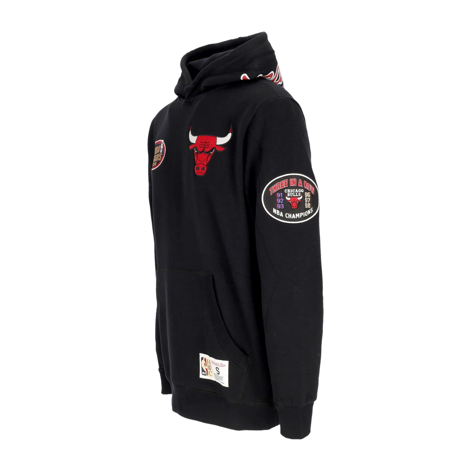 Mitchell & Ness, Felpa Cappuccio Uomo Nba Hometown Fleece Hoodie Chibul, 