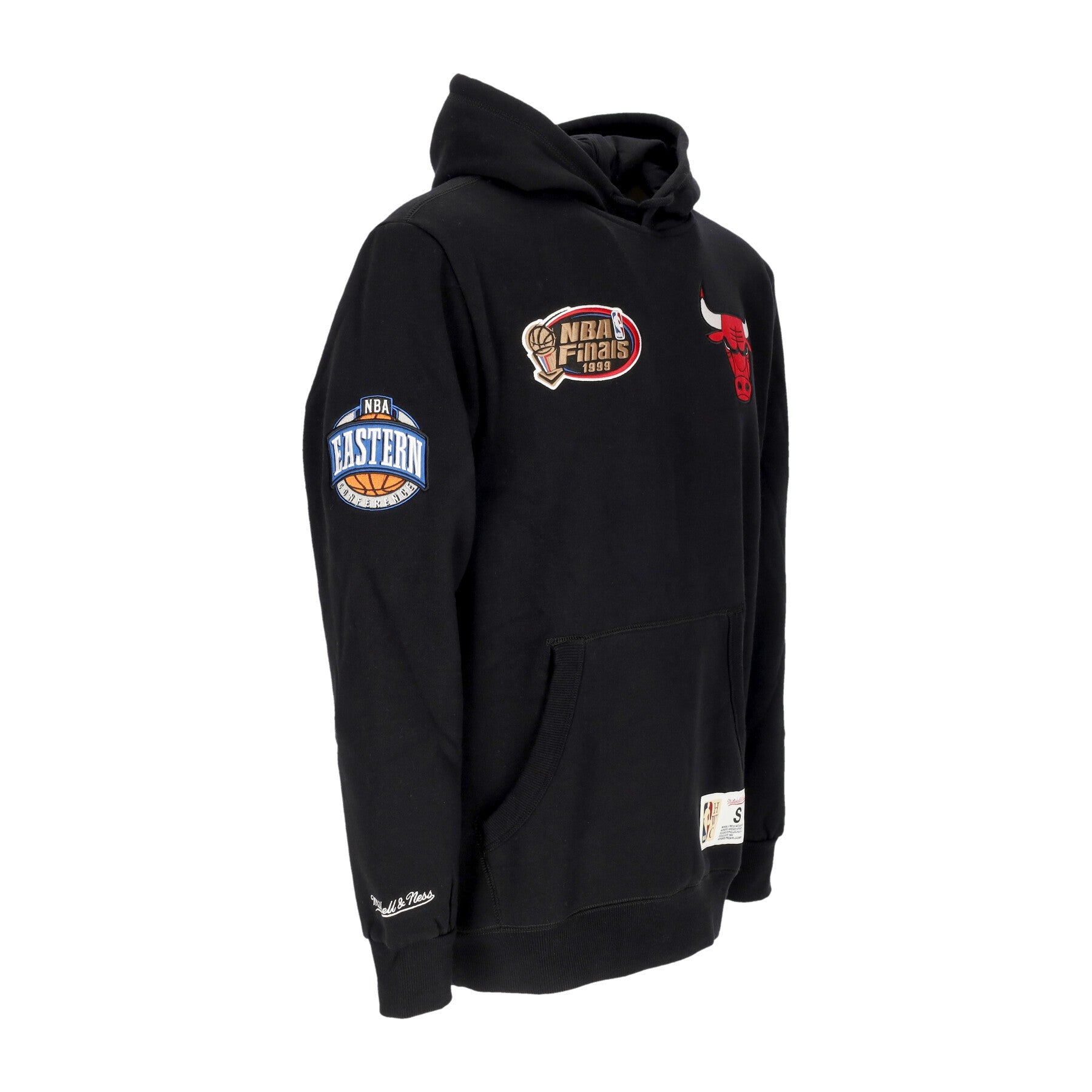 Mitchell & Ness, Felpa Cappuccio Uomo Nba Hometown Fleece Hoodie Chibul, 