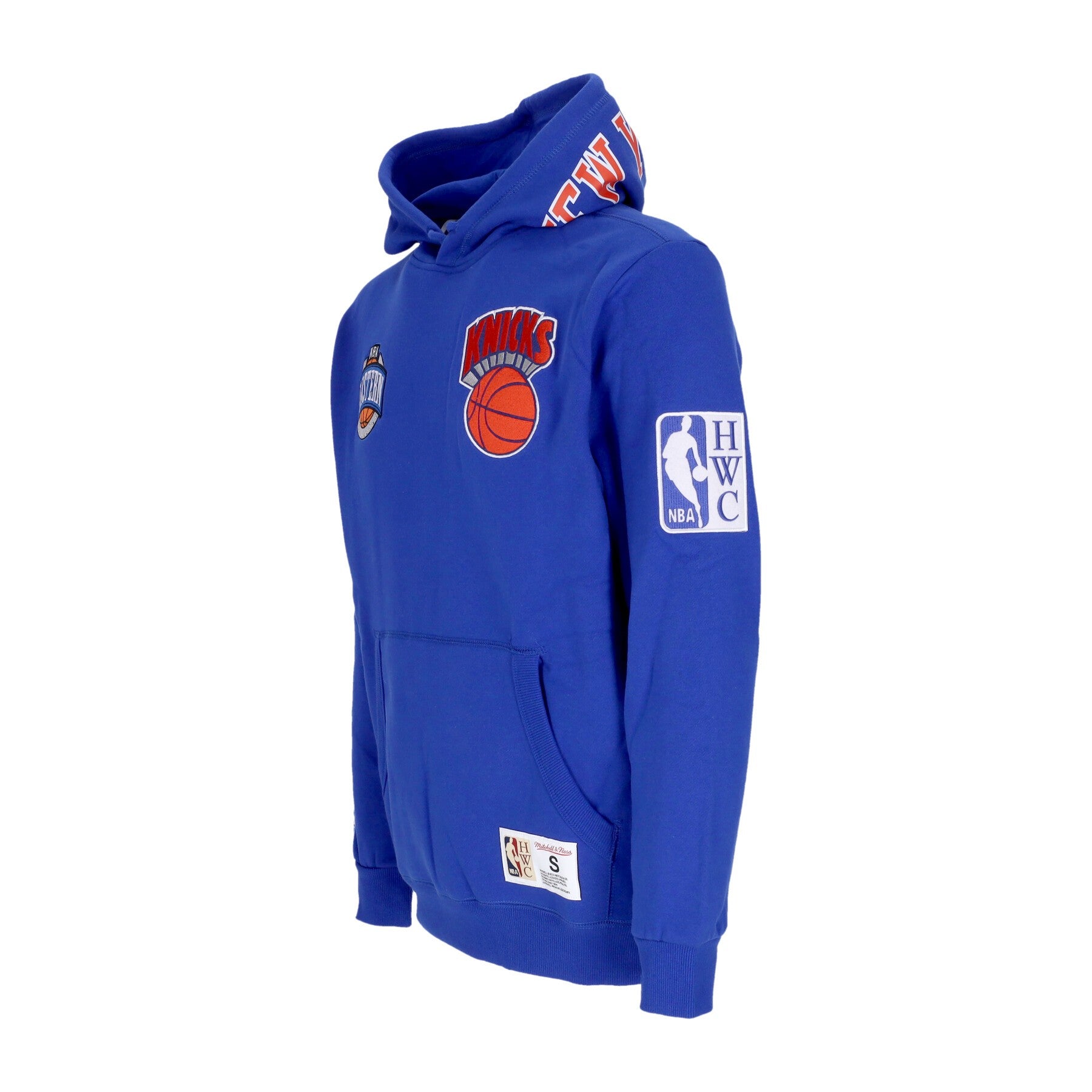 Mitchell & Ness, Felpa Cappuccio Uomo Nba Hometown Fleece Hoodie Neykni, 