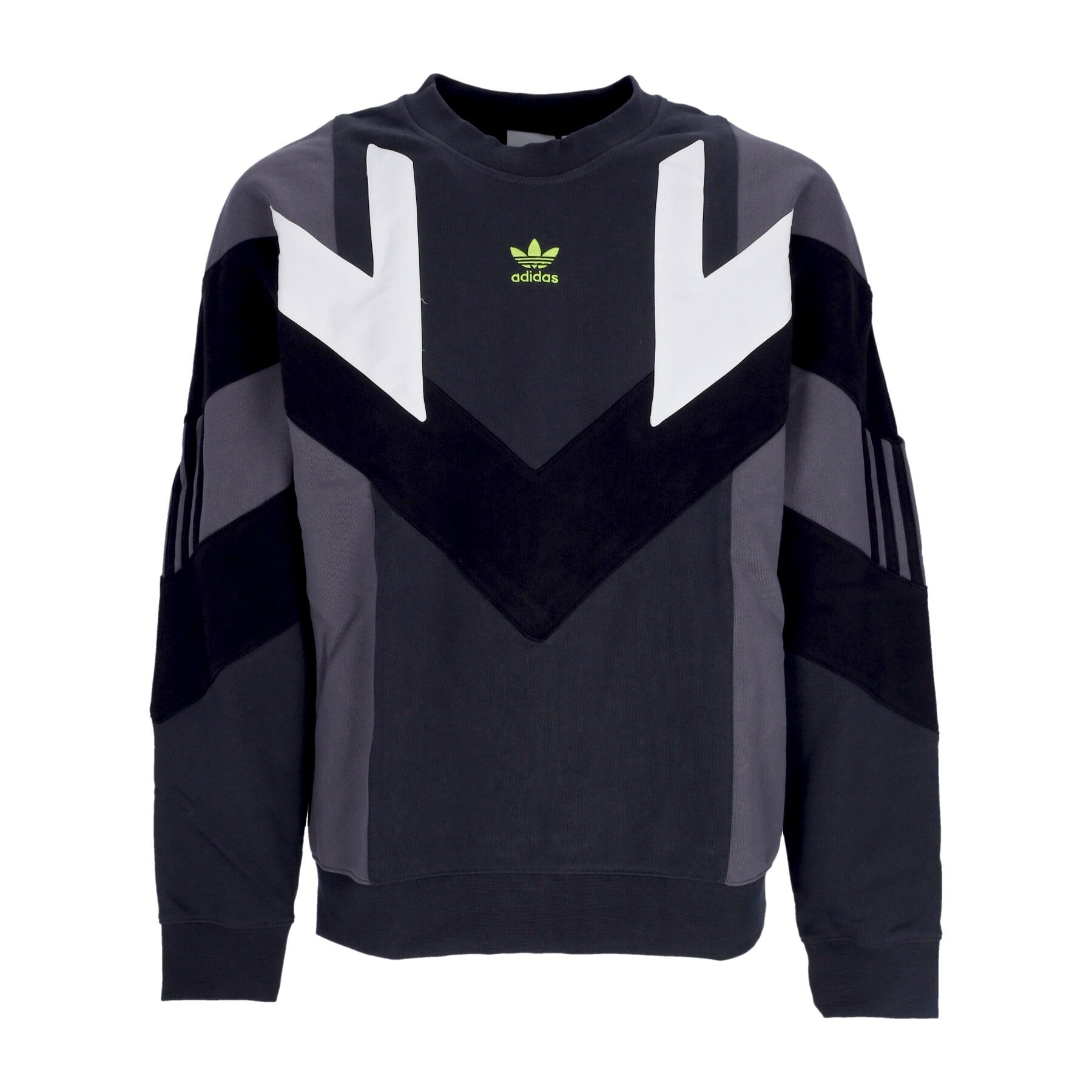 Adidas, Felpa Girocollo Uomo Original Crewneck, Carbon/grey Five