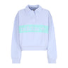 Adidas, Felpa Leggera Girocollo Donna Collar Crewneck, Blue Dawn