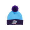 Mitchell & Ness, Cappello Pom Pom Uomo Nba Two Tone Pom Beanie Hwc Utajaz, Teal