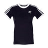 Adidas, Maglietta Donna 3 Stripes Tee, Black