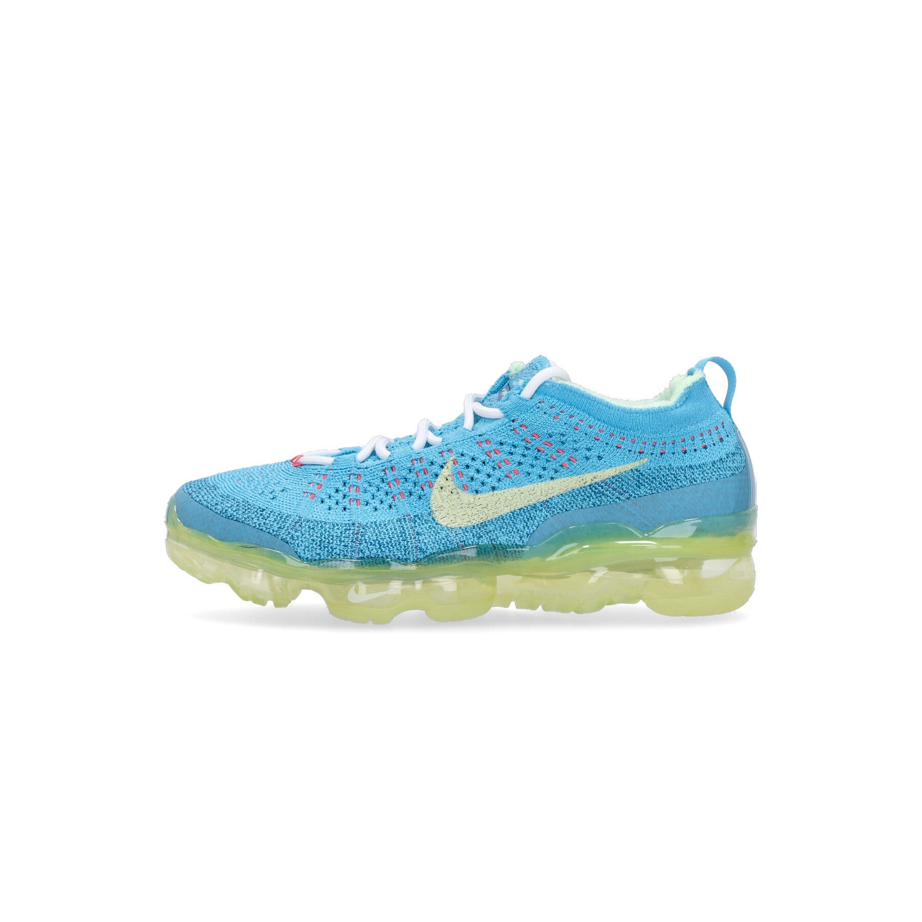 Nike, Scarpa Bassa Uomo Air Vapormax 2023 Flyknit, Baltic Blue/citron Tint/green Abyss