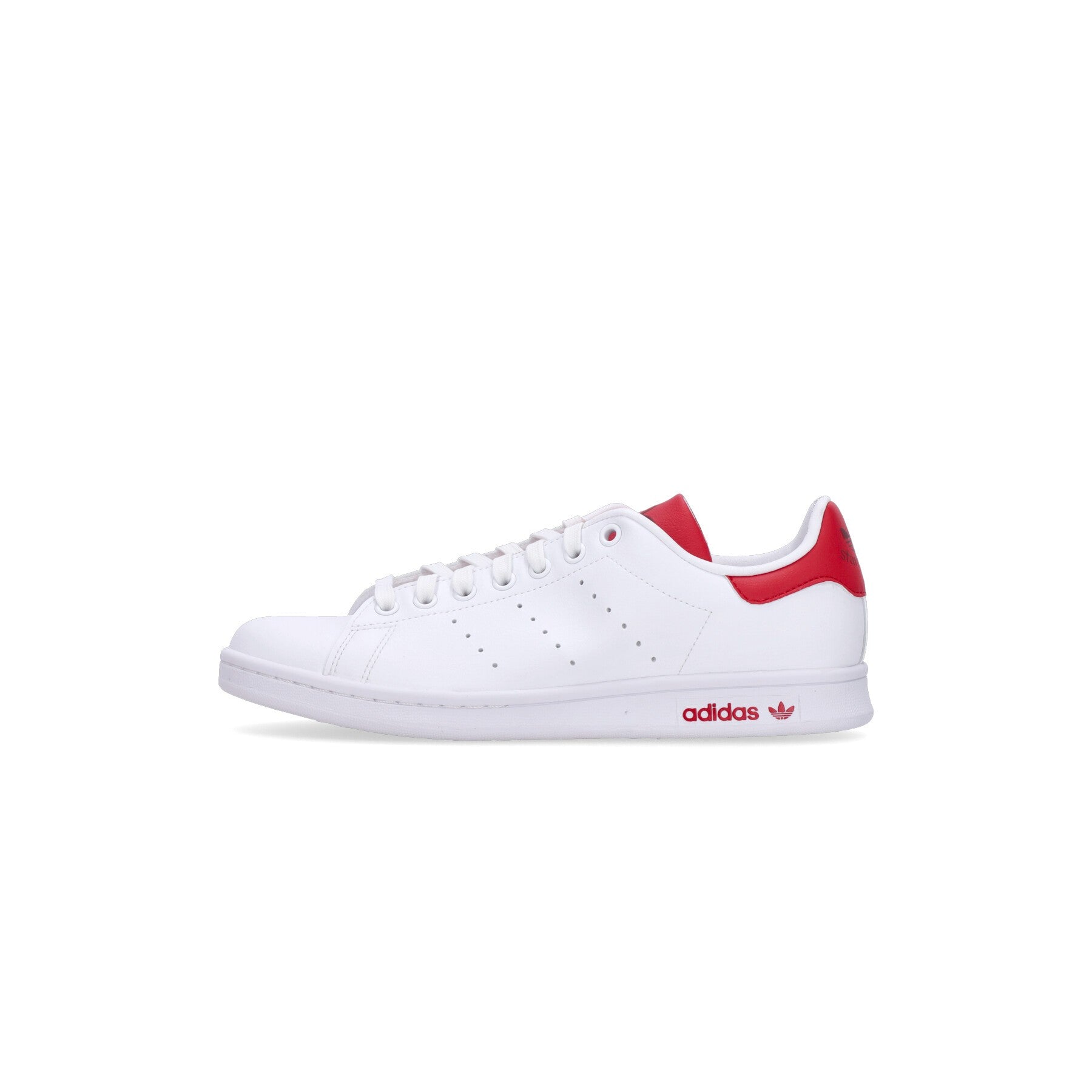 Adidas, Scarpa Bassa Uomo Stan Smith, Footwear White/footwear White/scarlet