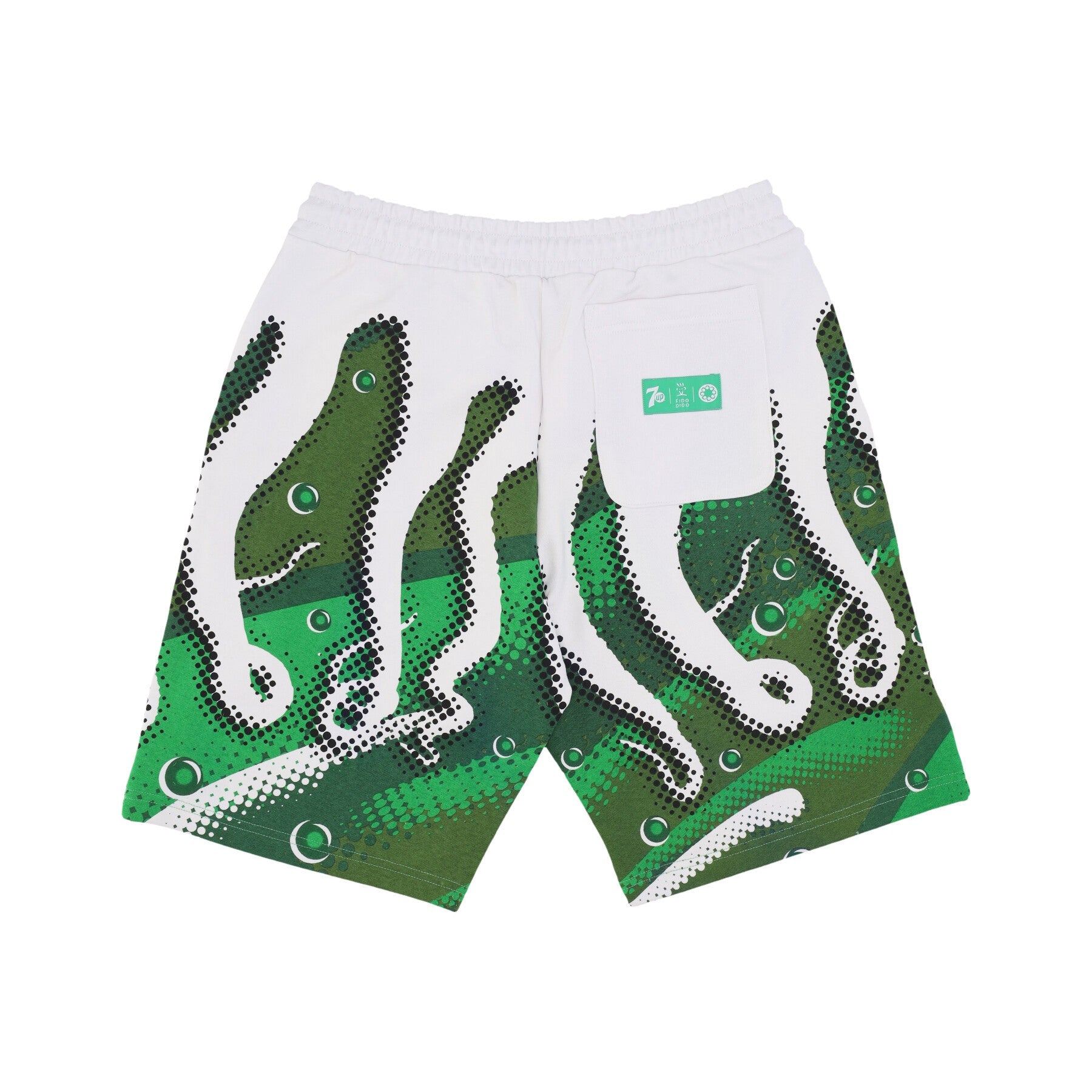 Octopus, Pantalone Corto Tuta Uomo Swirl Sweatshort X 7up, 