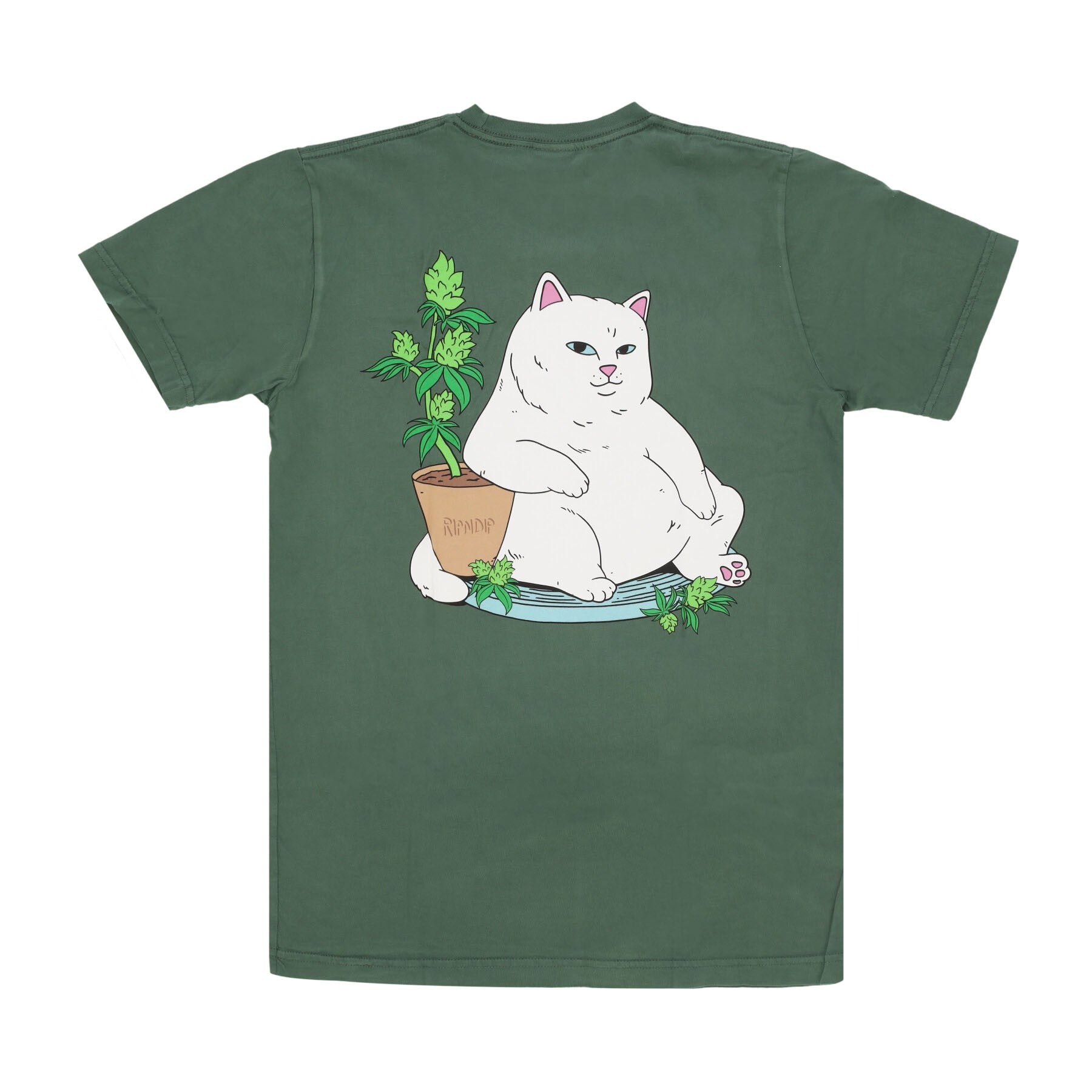 Maglietta Uomo Flower Boy Tee Olive