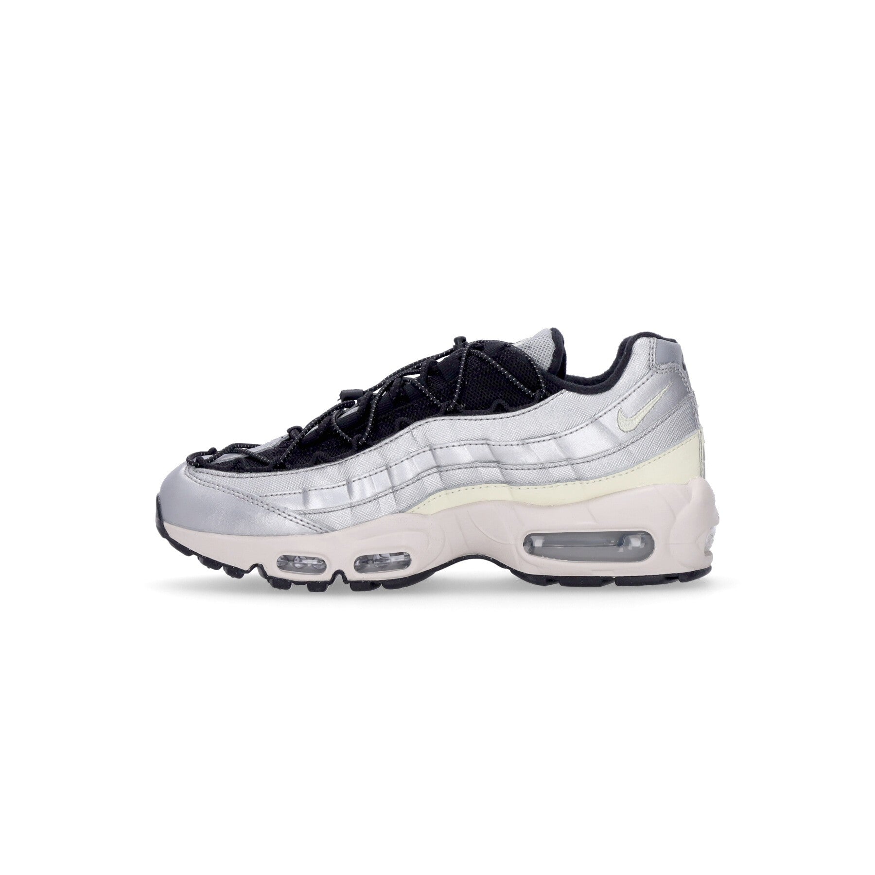 Nike, Scarpa Bassa Uomo Air Max 95, Metallic Silver/alabaster