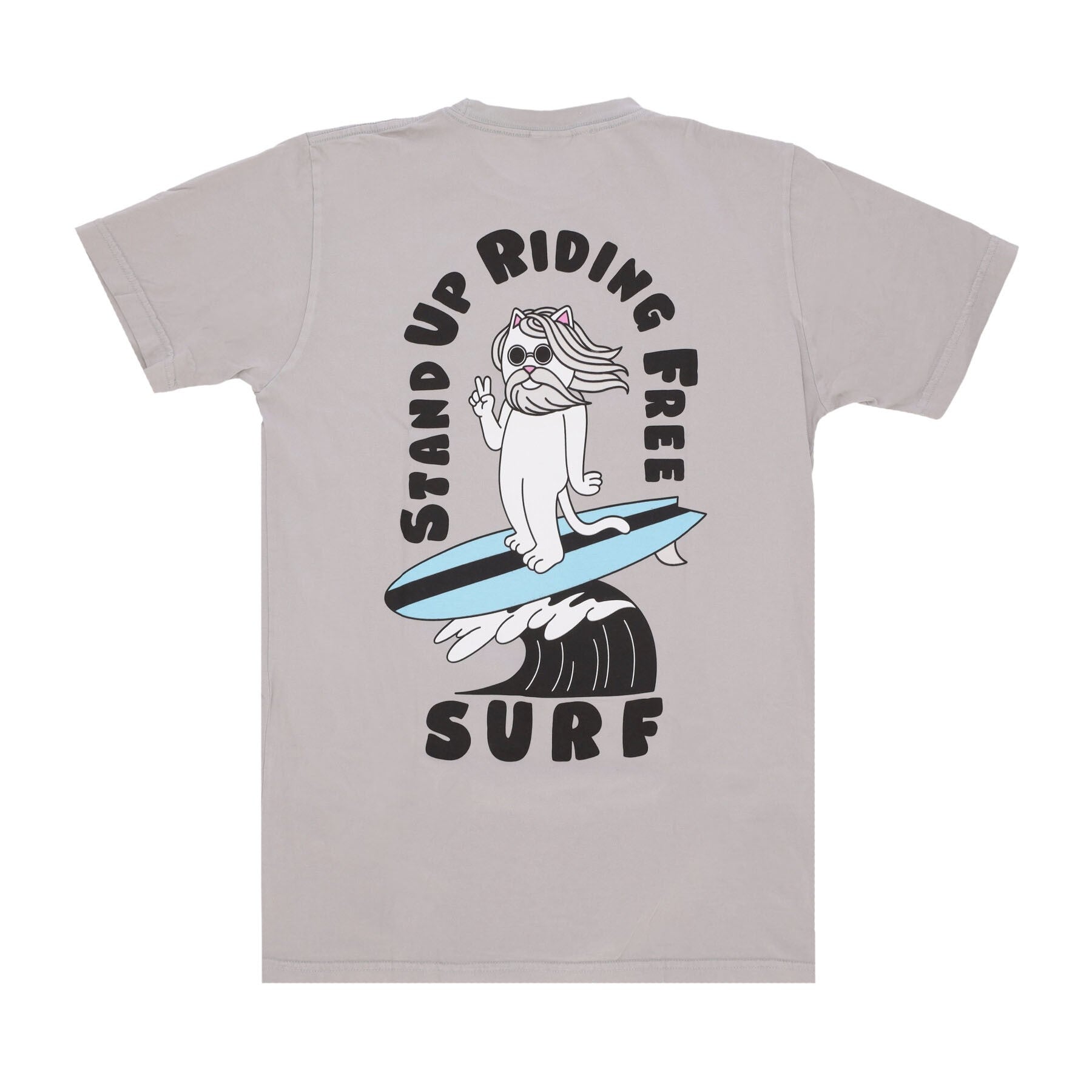 Herren Surf Tee Cool Grey T-Shirt