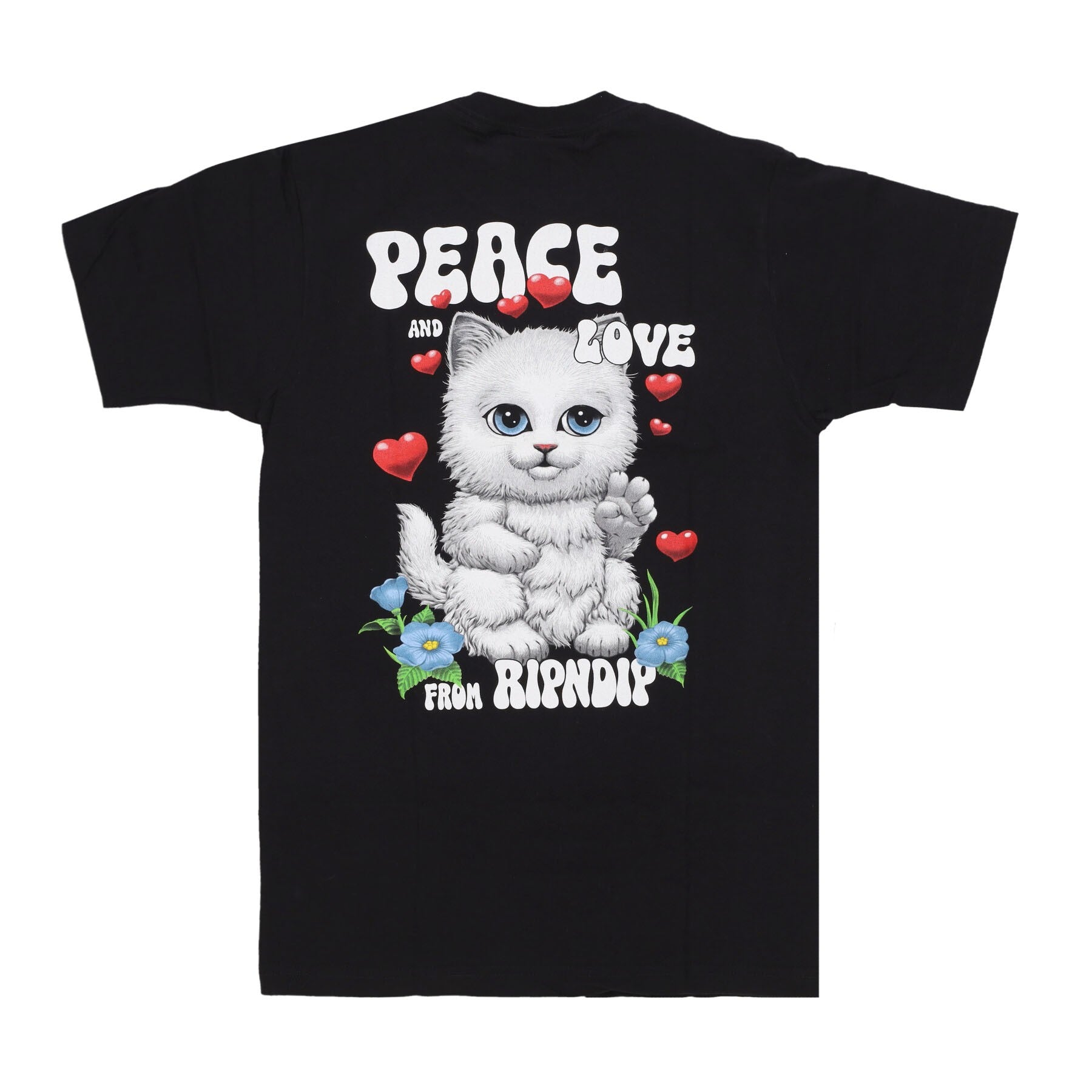 Ripndip, Maglietta Uomo Peace Love Tee, Black