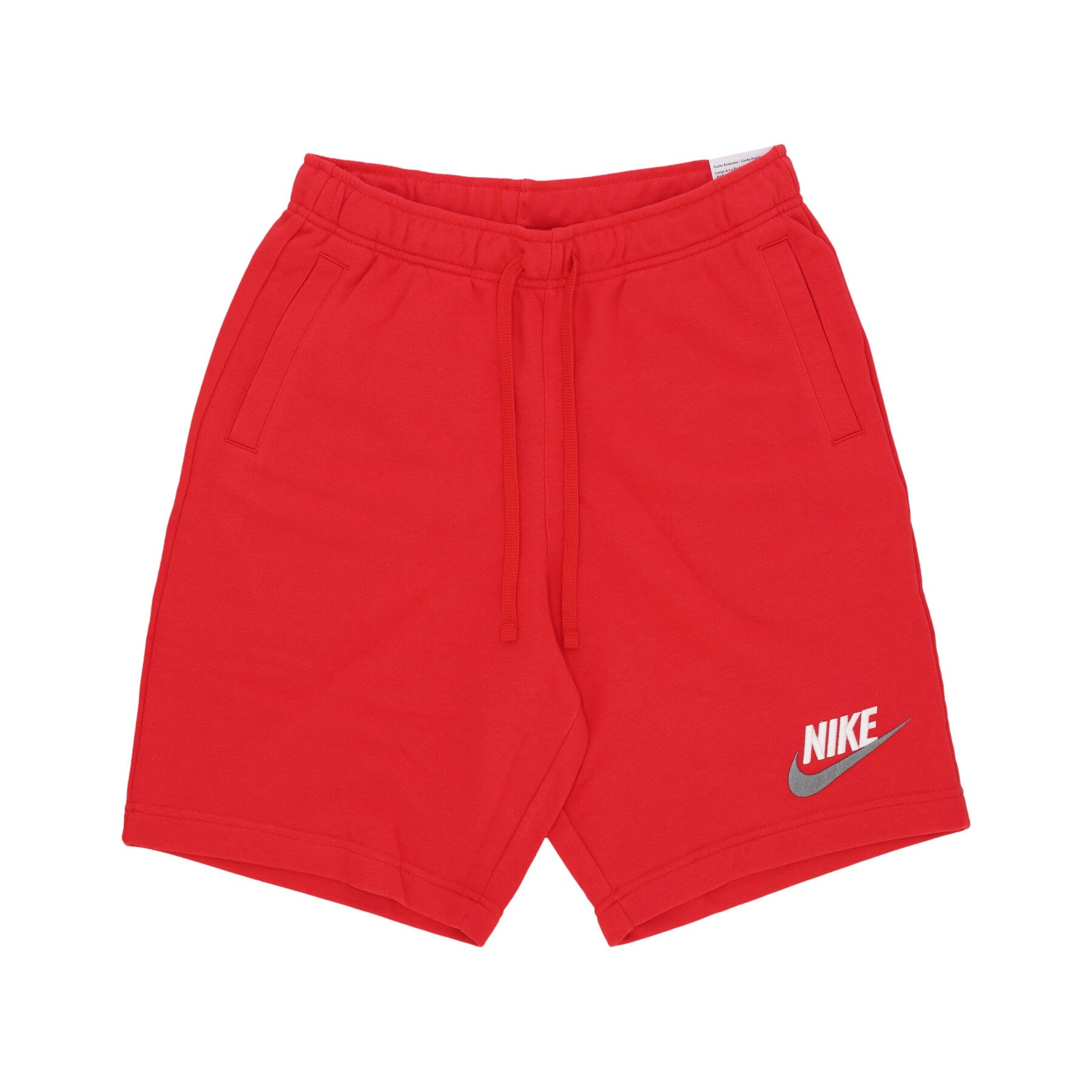 Nike, Pantalone Corto Tuta Uomo Club+ Short, University Red/university Red