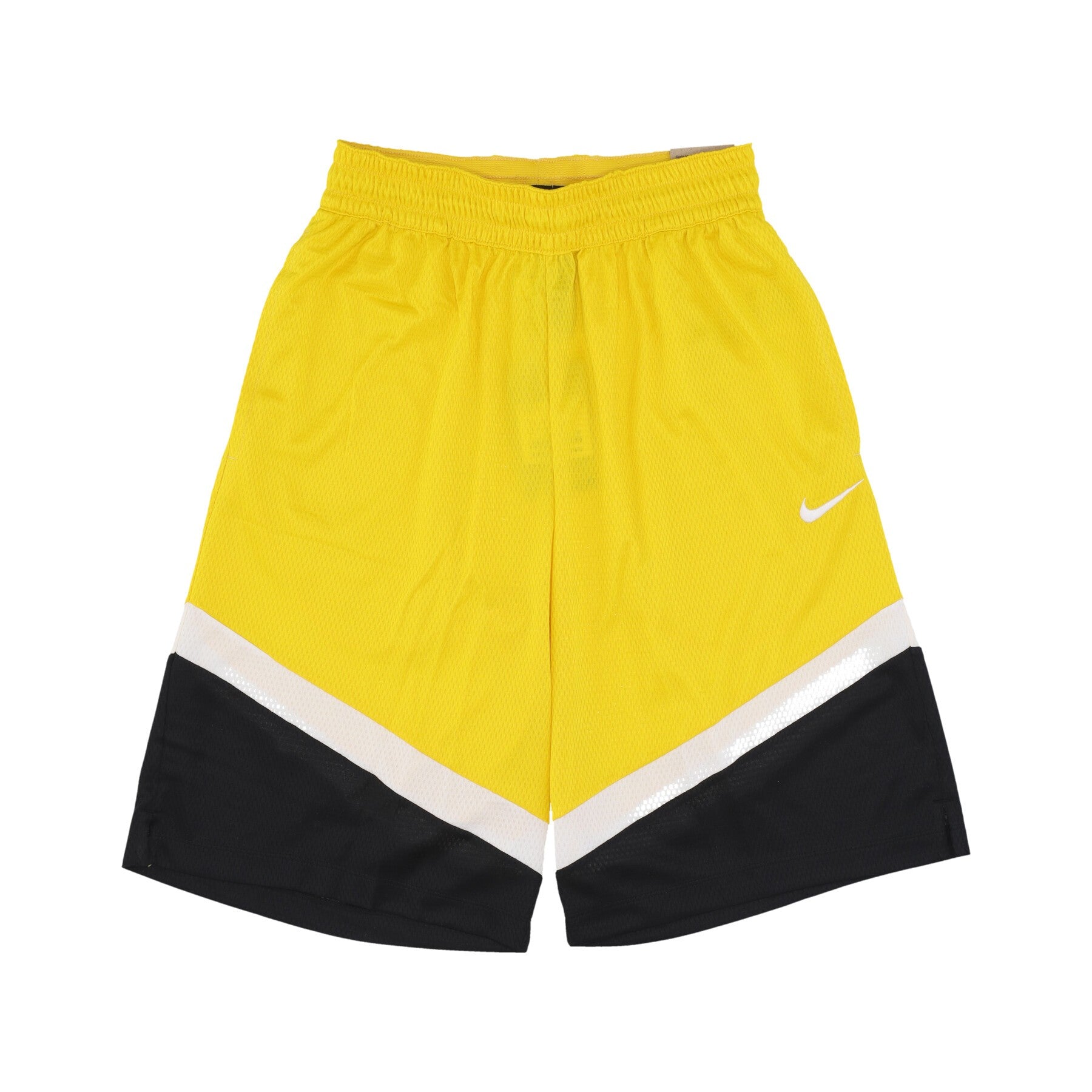 Nike, Pantaloncino Tipo Basket Uomo Dri-fit Icon 11in Short, Speed Yellow/black/white