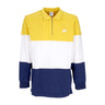 Nike, Polo Manica Lunga Uomo Club Plus Colorblock L/s Top, Vivid Sulfur/white/midnight Navy/white