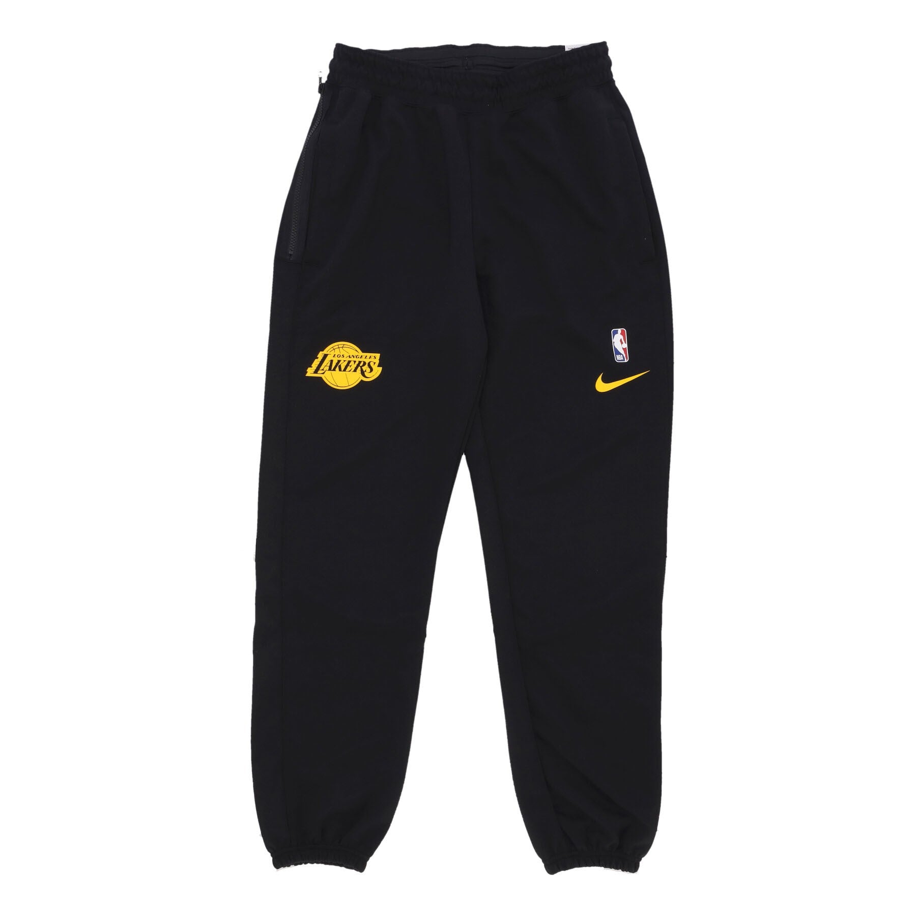 Nike Nba, Pantalone Lungo Uomo Nba Dri-fit Spotlight Pant Loslak, Black/amarillo