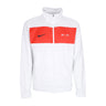 Nike, Giacca Tuta Uomo Sportswear Air Tracktop, Summit White/lt Crimson