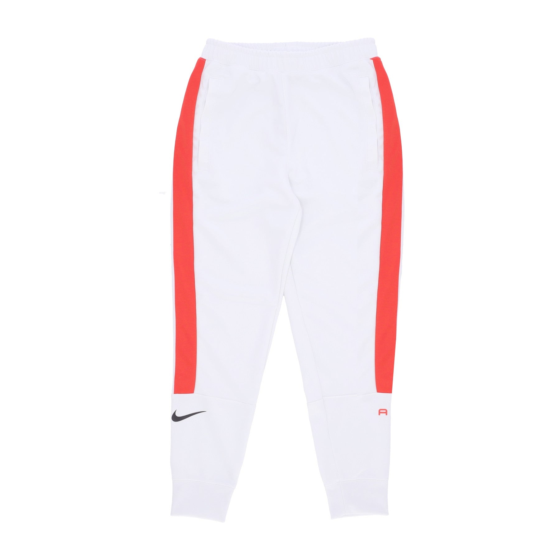 Nike, Pantalone Lungo Uomo Sportswear Air Pk Jogging, Summit White/lt Crimson