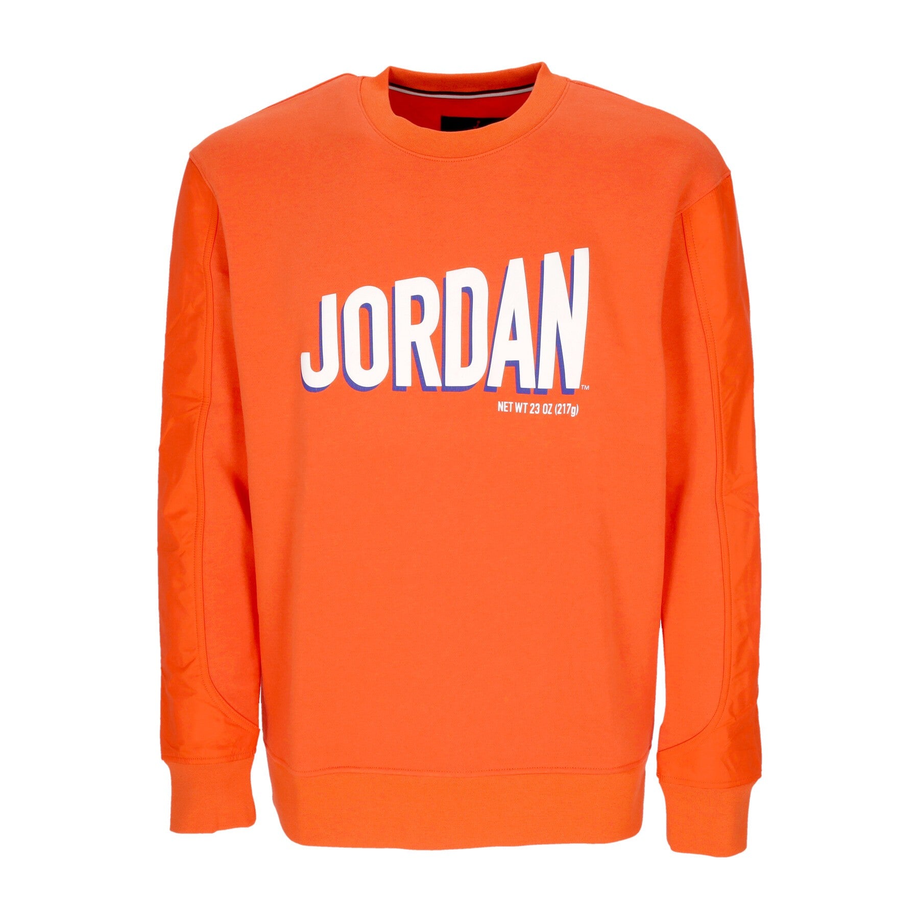 Jordan, Felpa Girocollo Uomo Flight Mvp Graphic Fleece Crewneck, Rush Orange/white