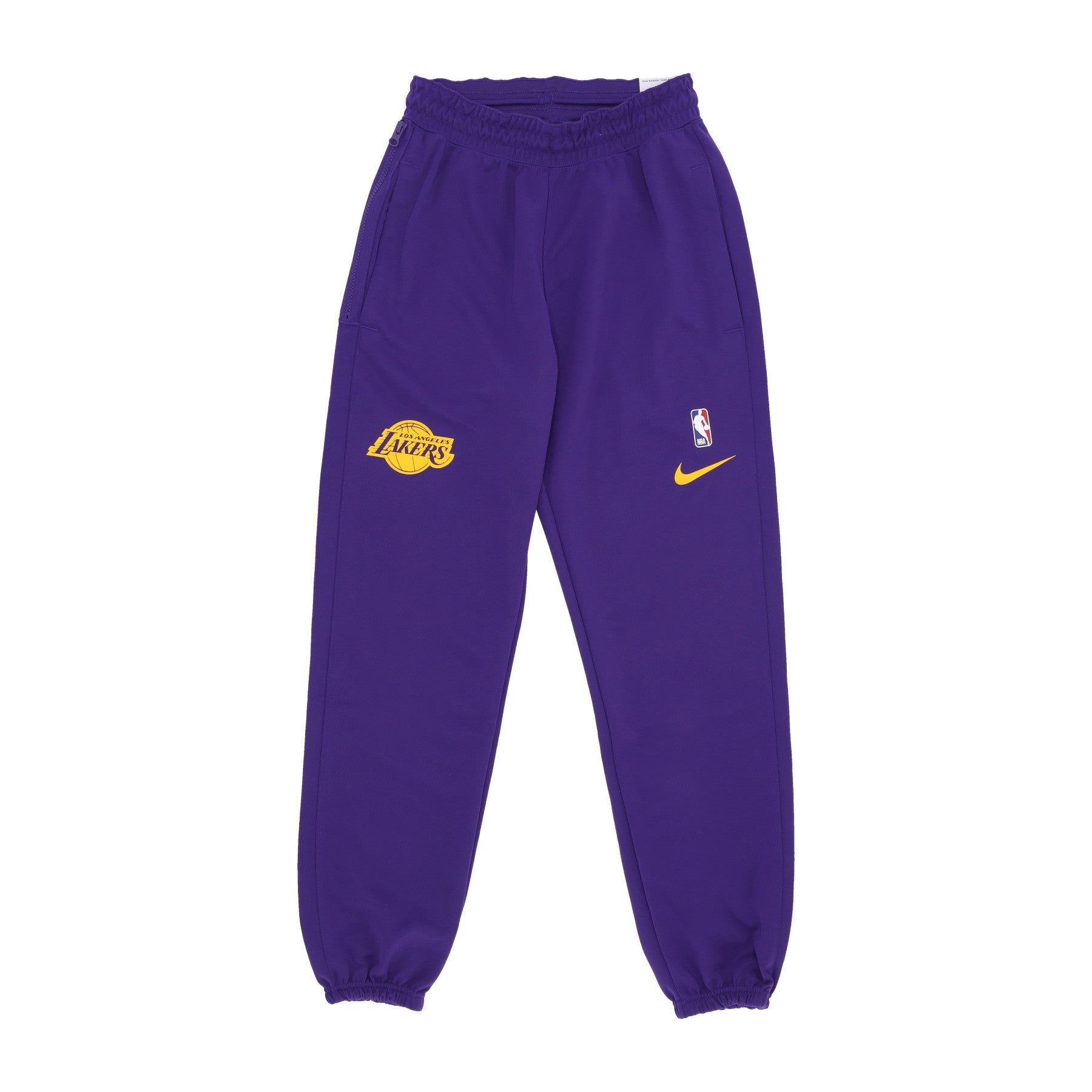 Nike Nba, Pantalone Tuta Leggero Uomo Nba Dri-fit Spotlight Pant Loslak, Field Purple/amarillo