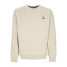 Jordan, Felpa Girocollo Uomo Essential Fleece Crewneck, Rattan/white