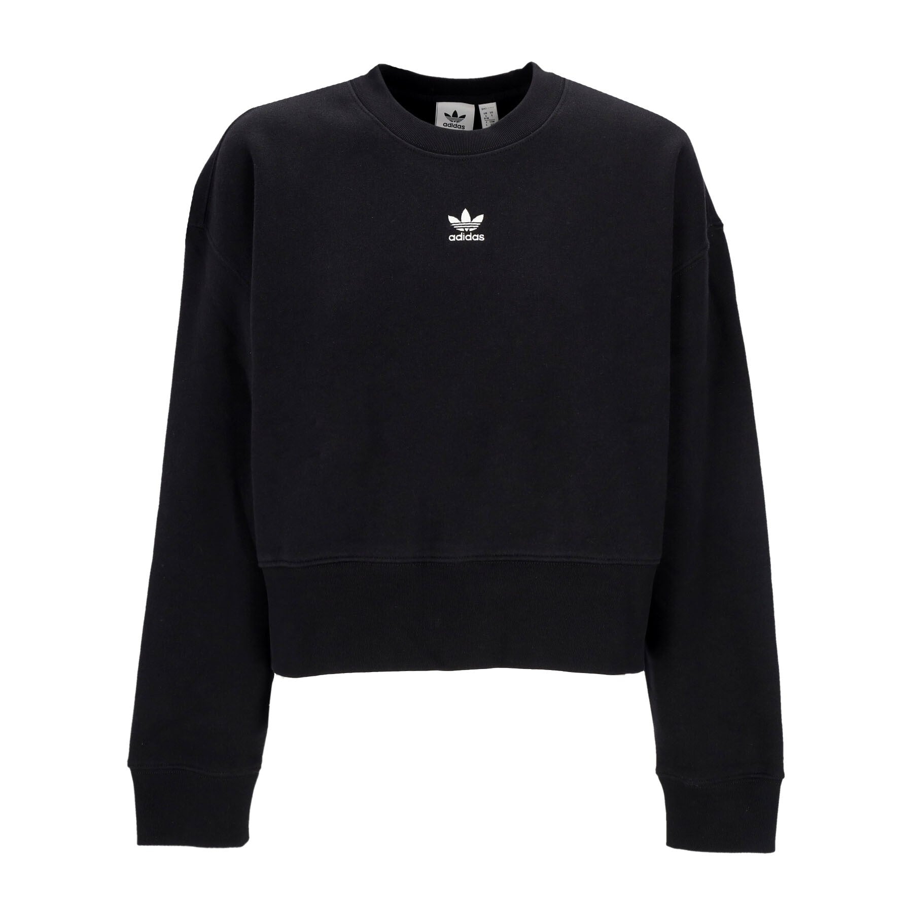 Adidas, Felpa Girocollo Uomo Sweatshirt, Black