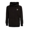 Puma, Felpa Cappuccio Uomo Classics Small Logo, Black