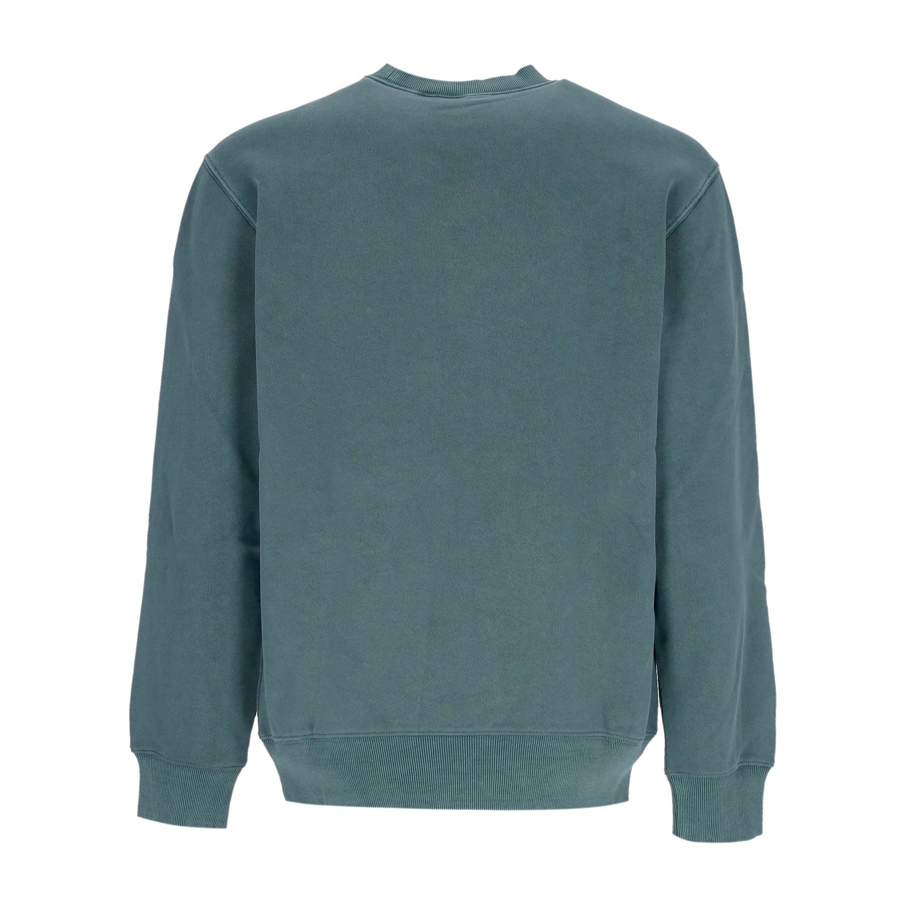 Carhartt Wip, Felpa Leggera Girocollo Uomo Duster Crewneck, Discovery Green Garment Dyed