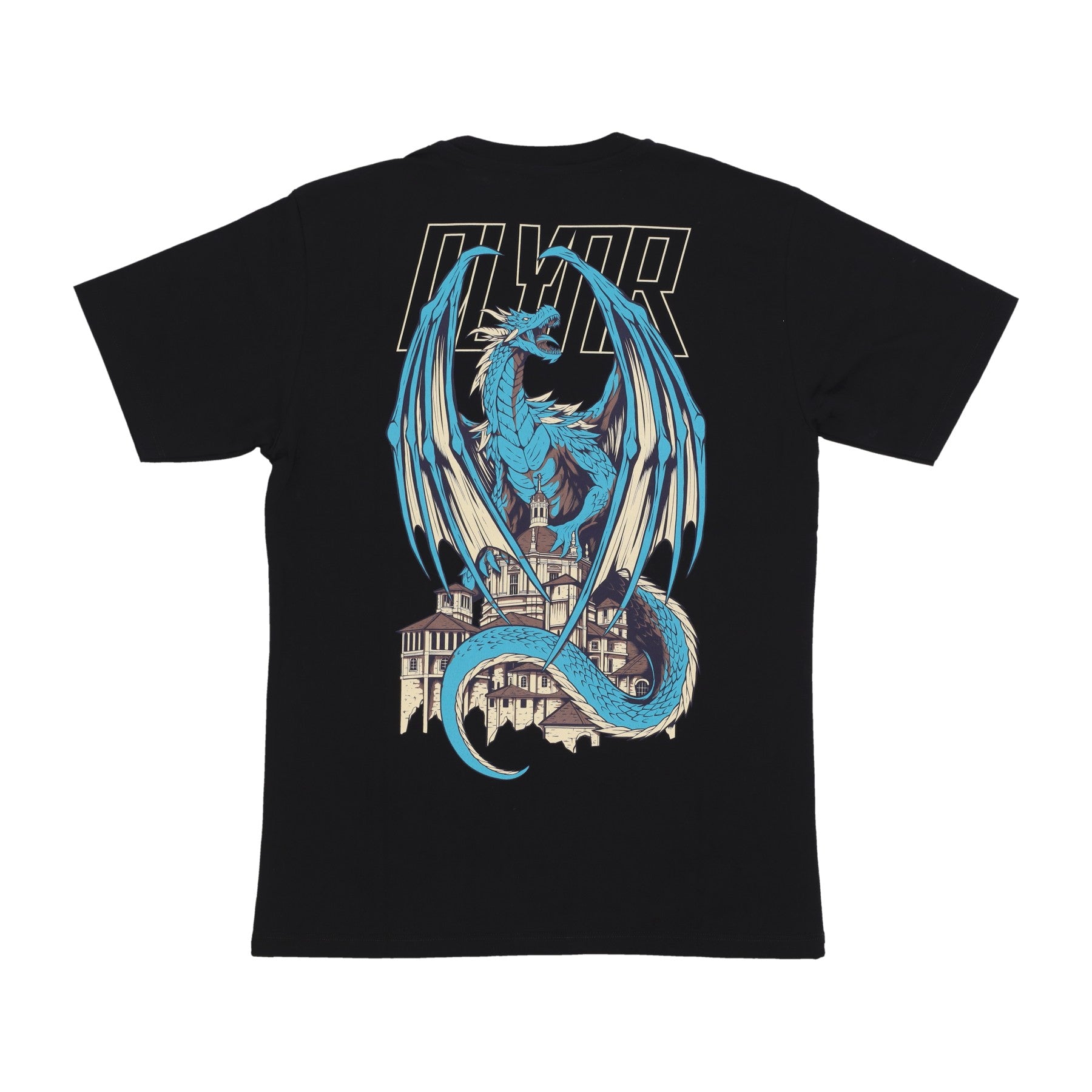 Dolly Noire, Maglietta Uomo Blue Dragon Tee, Black