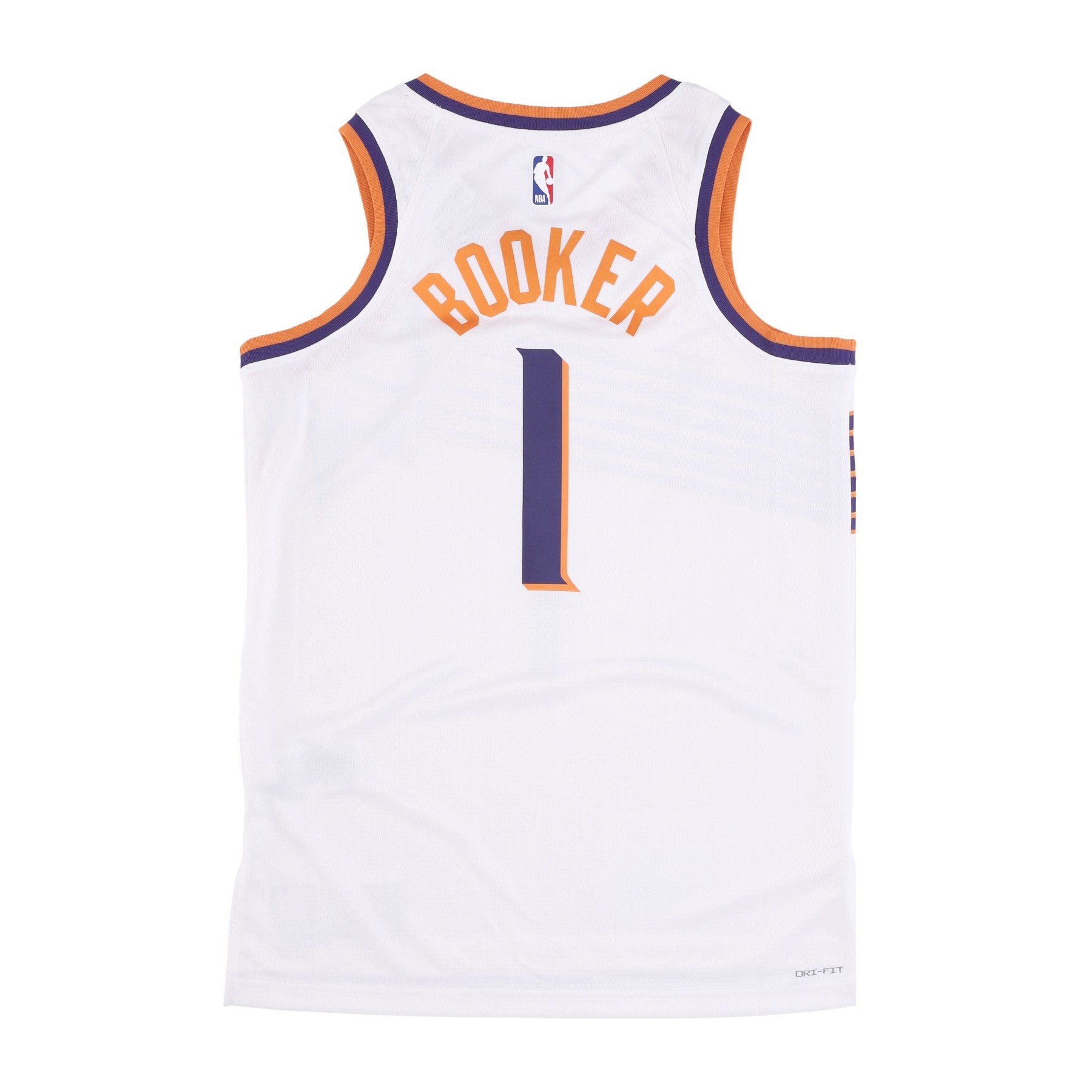 Nike Nba, Canotta Basket Uomo Nba Dri Fit Swingman Jersey No 1 Devin Booker Phosun, 