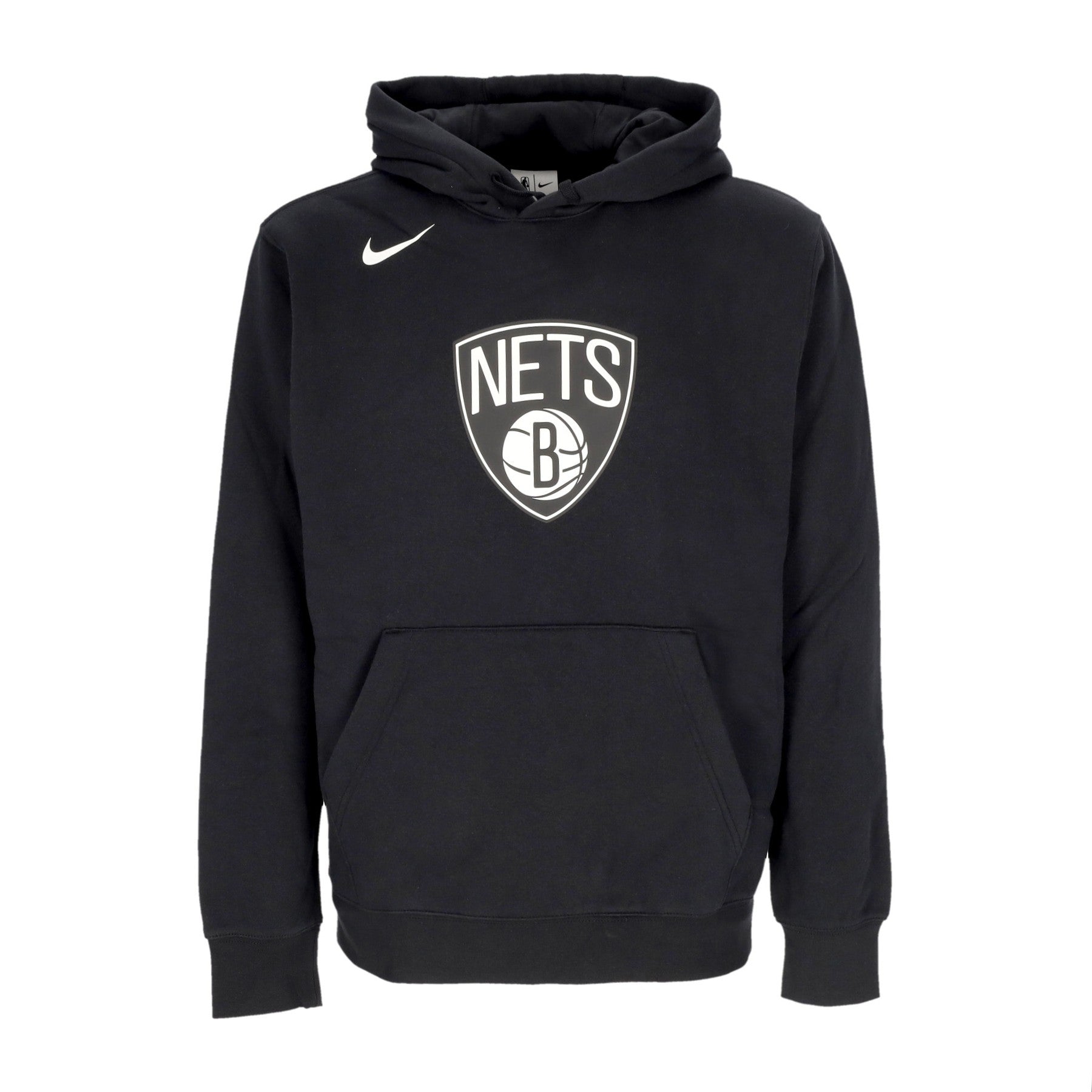 Nike Nba, Felpa Cappuccio Uomo Nba Club Hoodie Bronet, Black