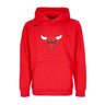 Nike Nba, Felpa Cappuccio Uomo Nba Club Hoodie Chibul, University Red