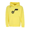 Nike Nba, Felpa Cappuccio Uomo Nba Club Hoodie Utajaz, Yellow Strike