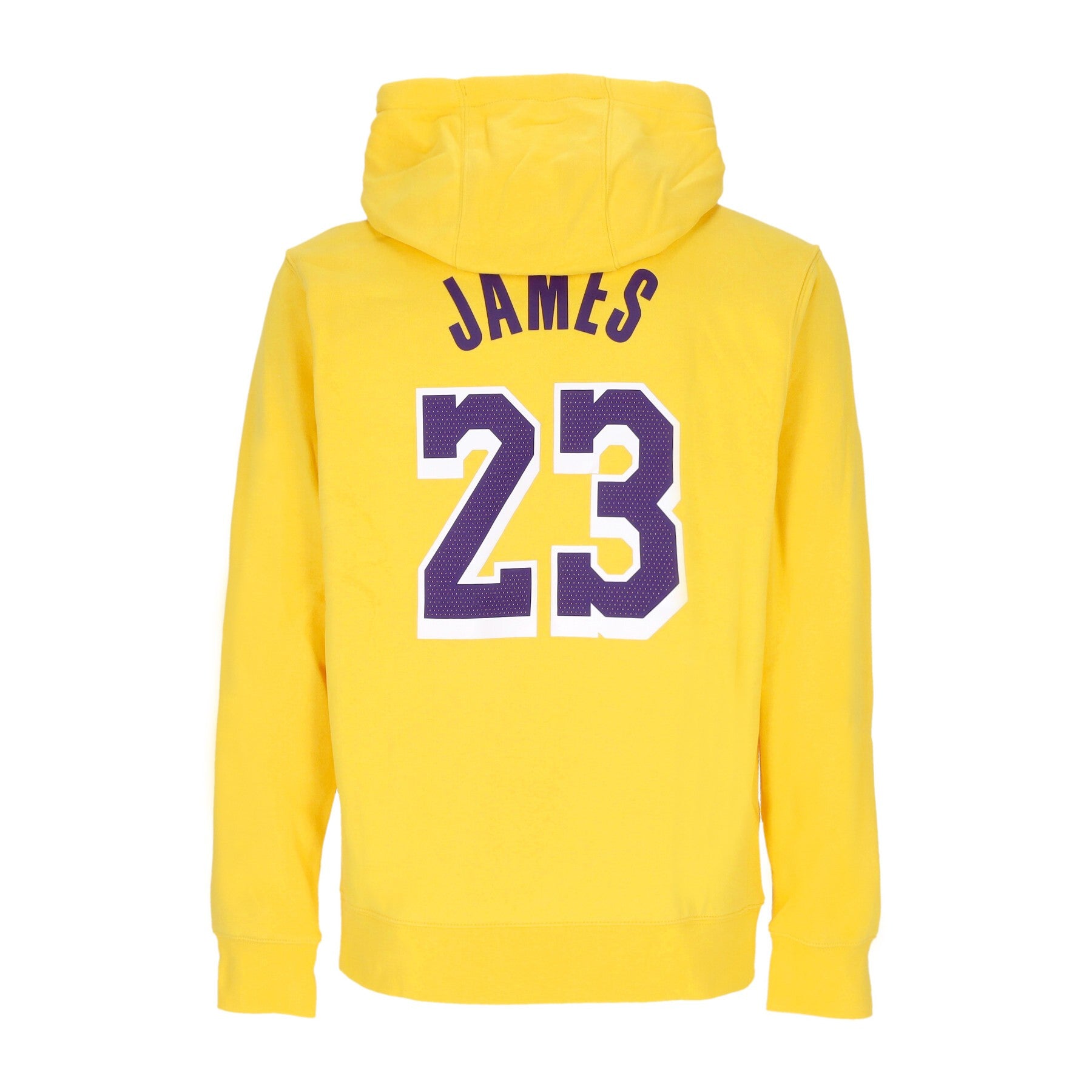 Sudadera con capucha masculina con capucha del club de la nba no 23 lebron james loslak amarillo