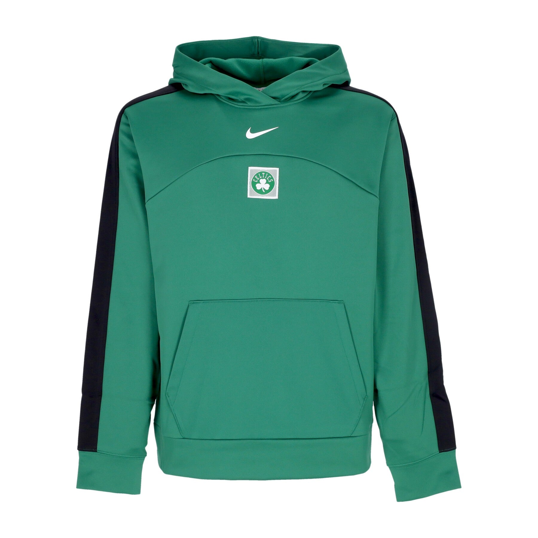 Nike Nba, Felpa Cappuccio Uomo Nba Courtside Starting Five Hoodie Boscel, Clover/black/white