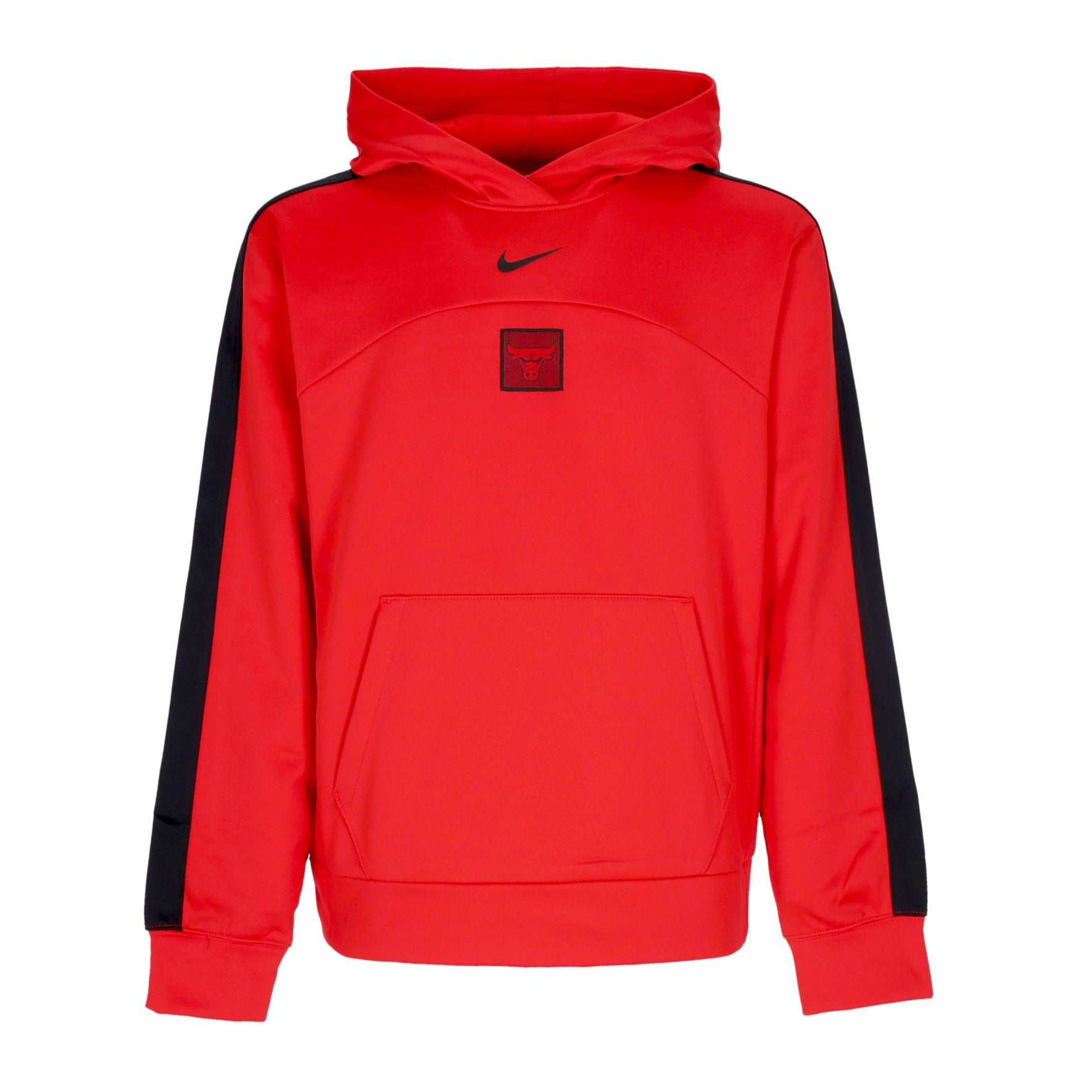 Nike Nba, Felpa Cappuccio Uomo Nba Courtside Starting Five Hoodie Chibul, University Red/black/black