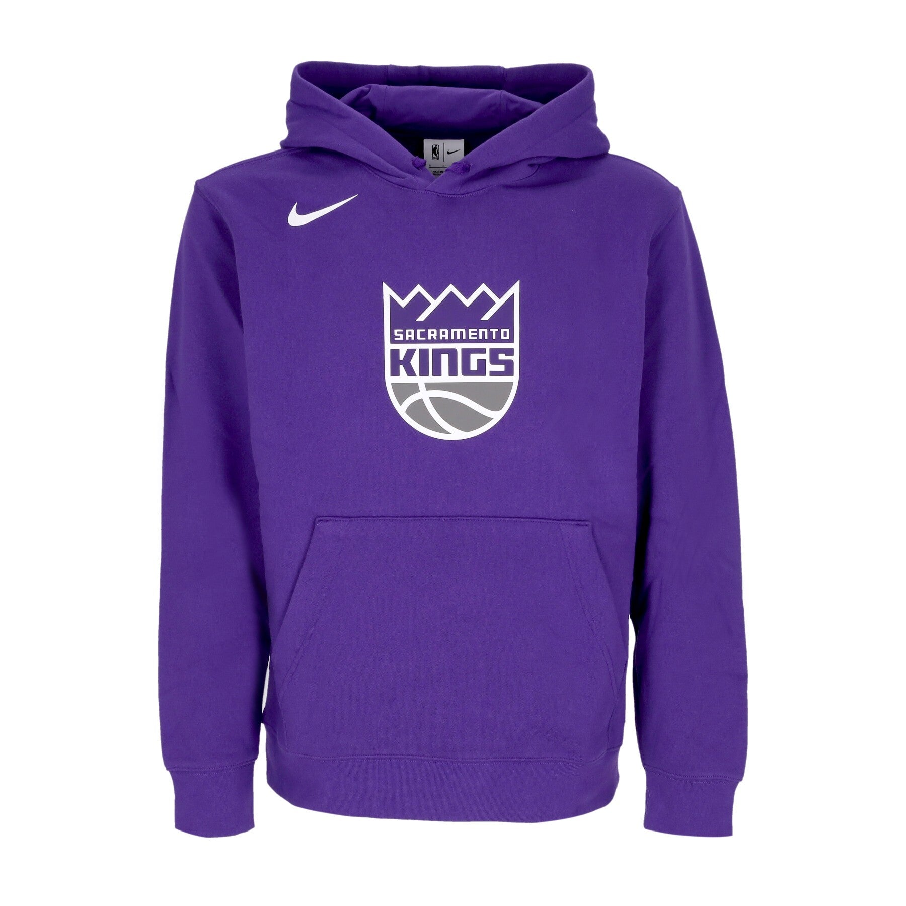 Nike Nba, Felpa Cappuccio Uomo Nba Club Hoodie Sackin, Field Purple