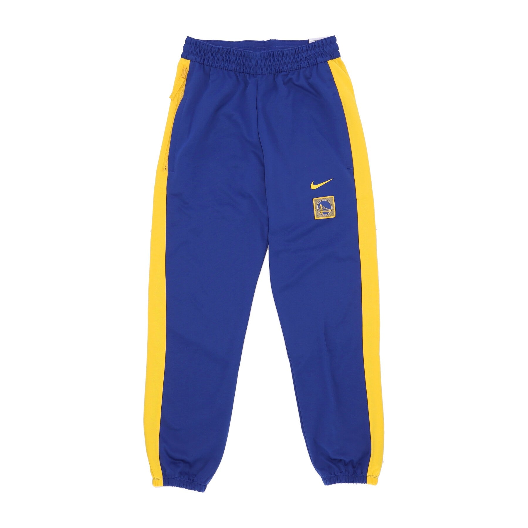 Nike Nba, Pantalone Tuta Uomo Nba Starting Five Fleece Pant Golwar, Rush Blue/amarillo/amarillo