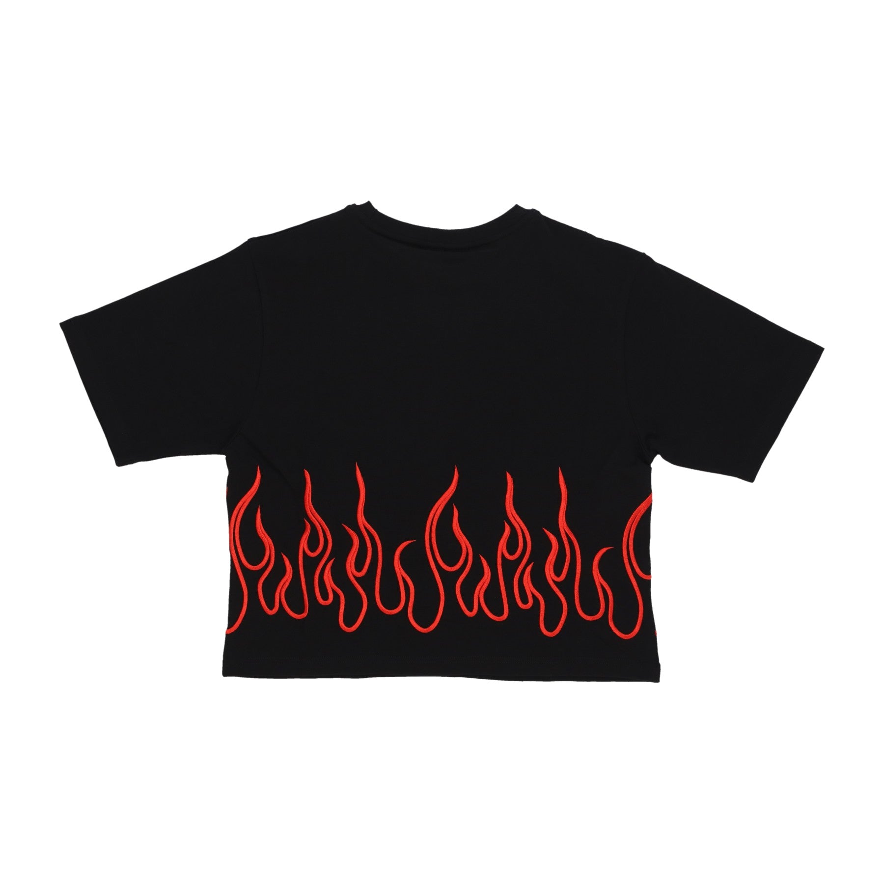 Vision Of Super, Maglietta Corta Donna Embroidered Flames Tee, 