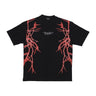 Phobia, Maglietta Uomo New Lightning Tee, Black/red