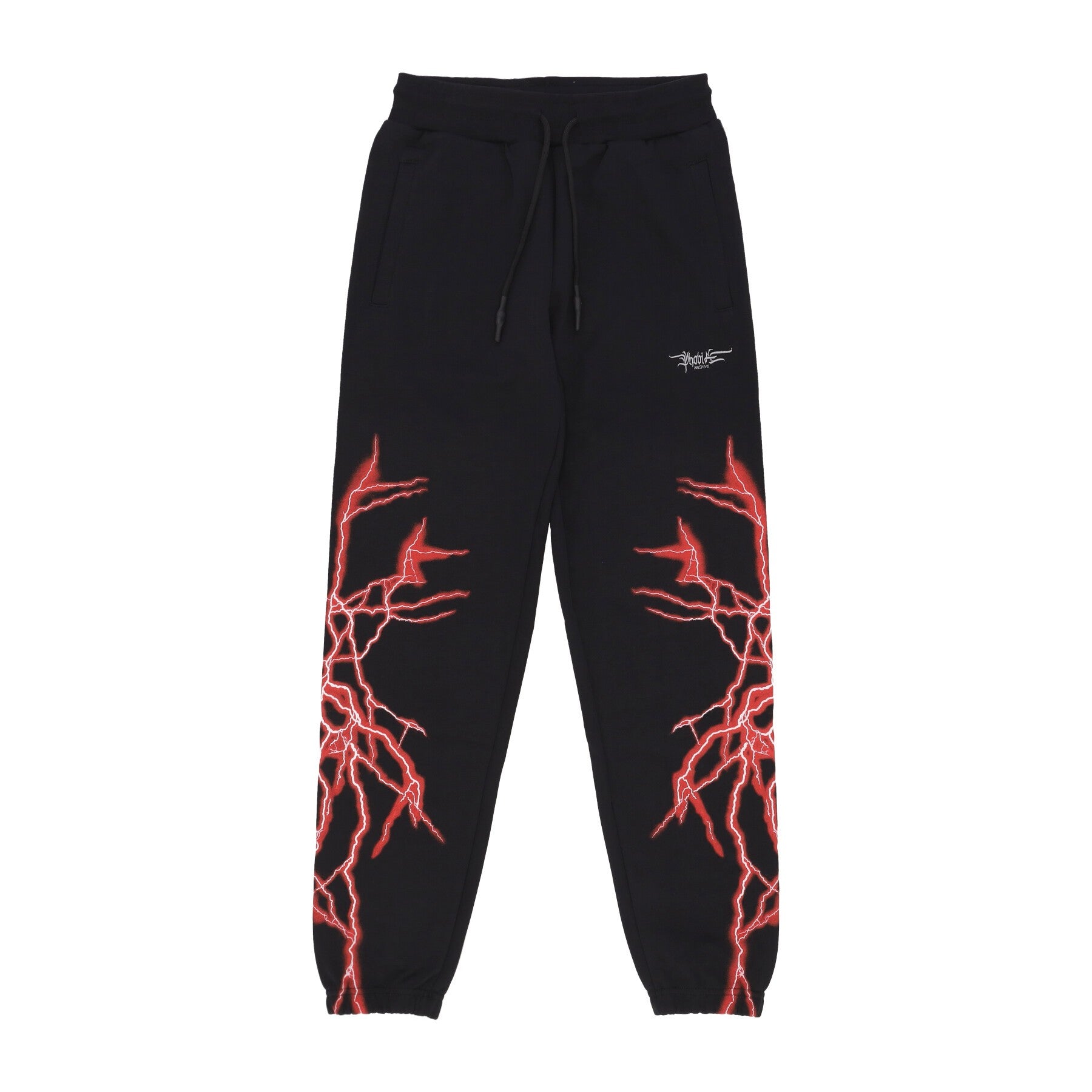 Phobia, Pantalone Tuta Leggero Uomo New Lightning Pant, Black/red