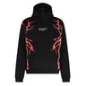 Phobia, Felpa Leggera Cappuccio Uomo New Lightning Balaclava Hoodie, Black/red