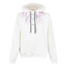 Phobia, Felpa Leggera Cappuccio Uomo Lightning Hoodie, White/purple/grey