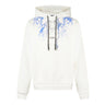 Phobia, Felpa Leggera Cappuccio Uomo Lightning Hoodie, White/blue/grey