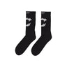 Phobia, Calza Media Uomo Mouth Print Socks, Black/white