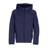 Nike, Felpa Leggera Cappuccio Zip Uomo Tech Fleece Full-zip Windrunner Hoodie, Obsidian Heather/black