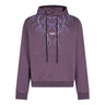 Phobia, Felpa Leggera Cappuccio Uomo Embroidery Lightning Hoodie, Purple