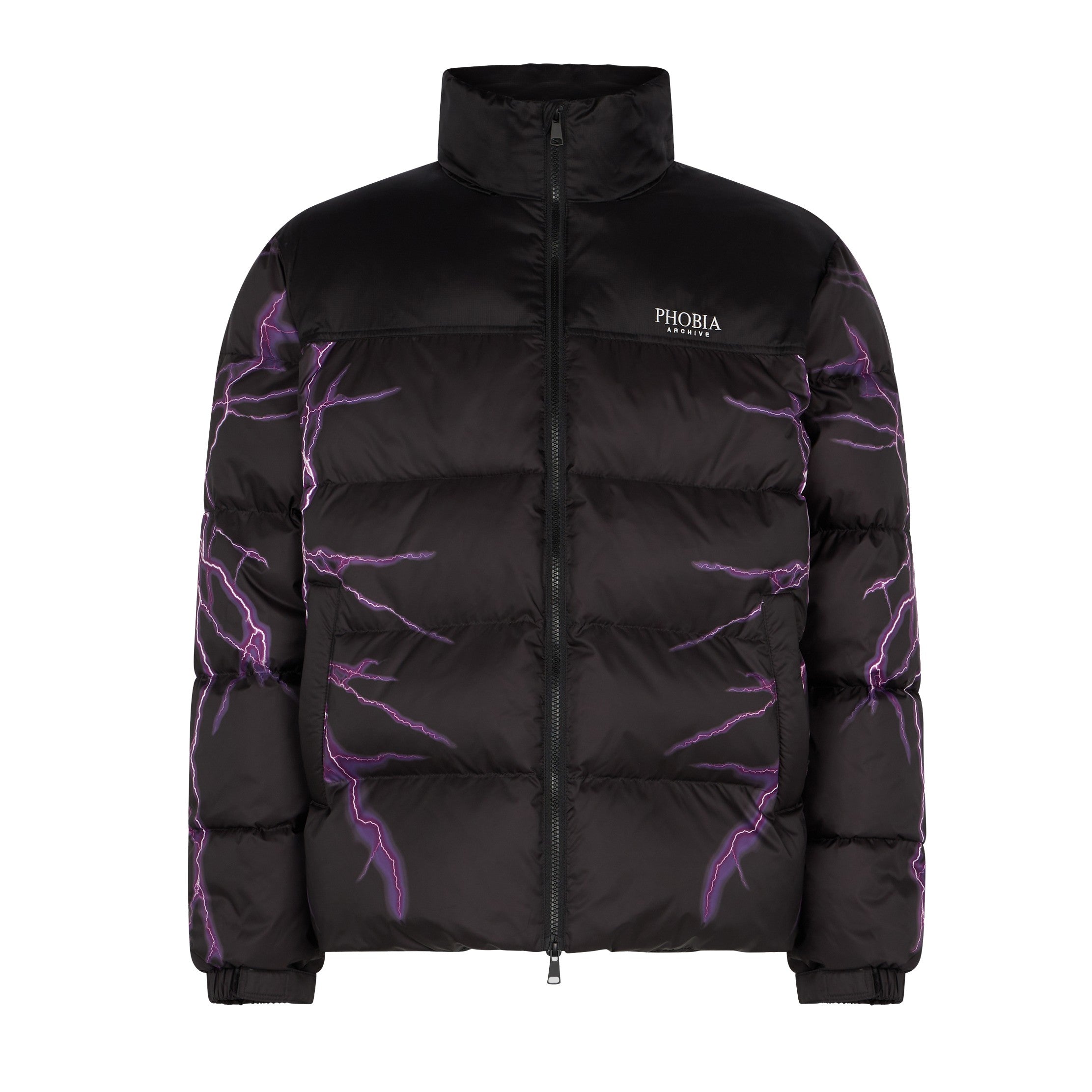 Phobia, Piumino Uomo Puffy Jacket, Black/purple