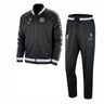 Nike Nba, Completo Tuta Uomo Nba Courtside Starting Five Dri-fit Tracksuit Bronet, Black/white