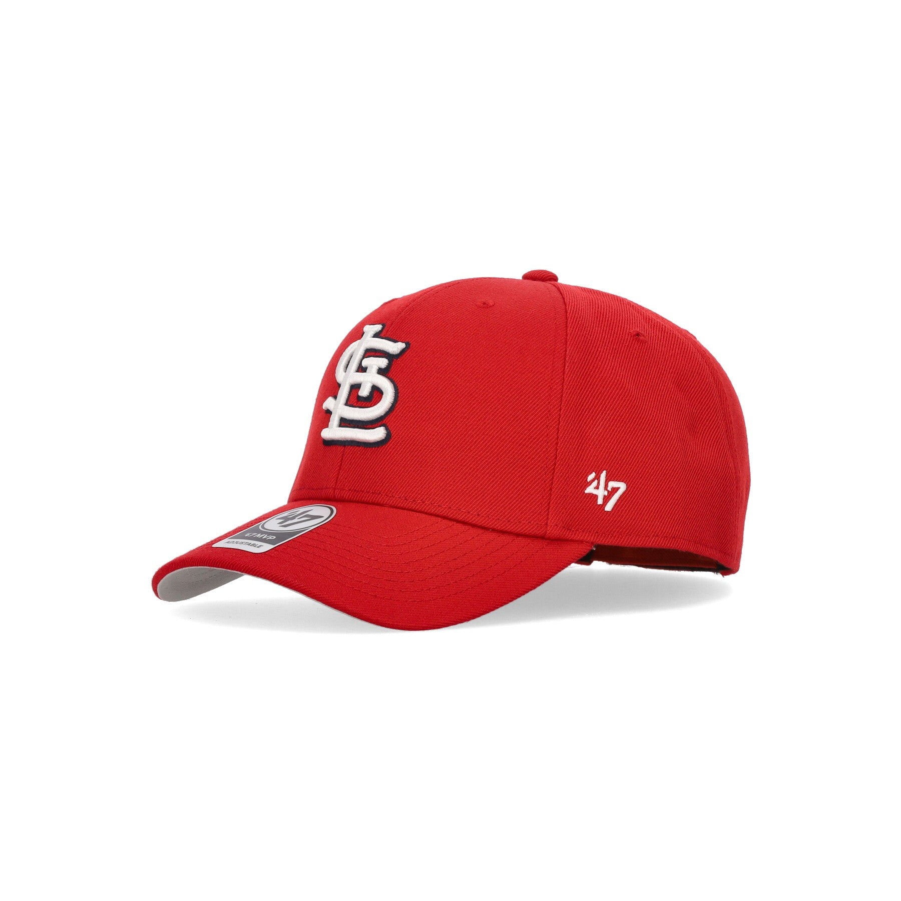 47 Brand, Cappellino Visiera Curva Uomo Mlb Mvp Stlcar, Red